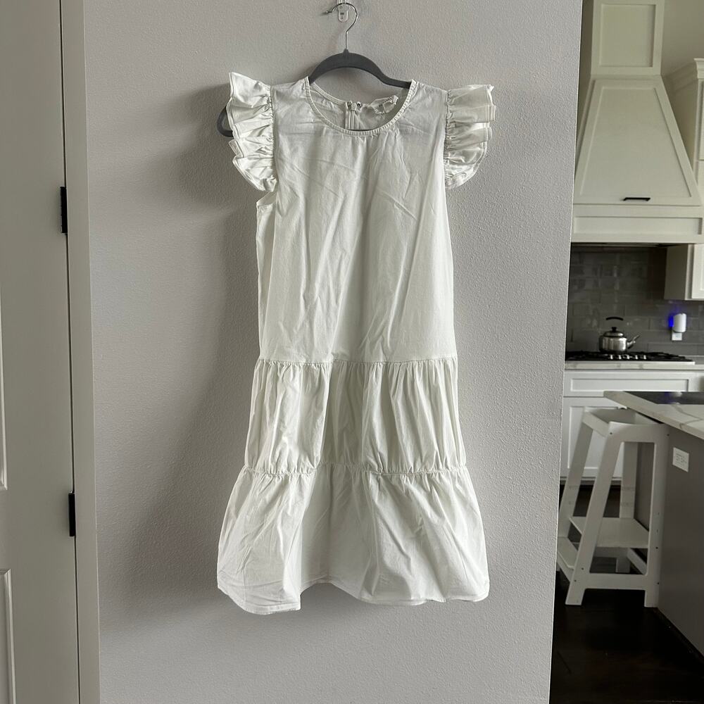 Tuckernuck Pommander Place Corrine Tiered Ruffle Sleeve Dress
